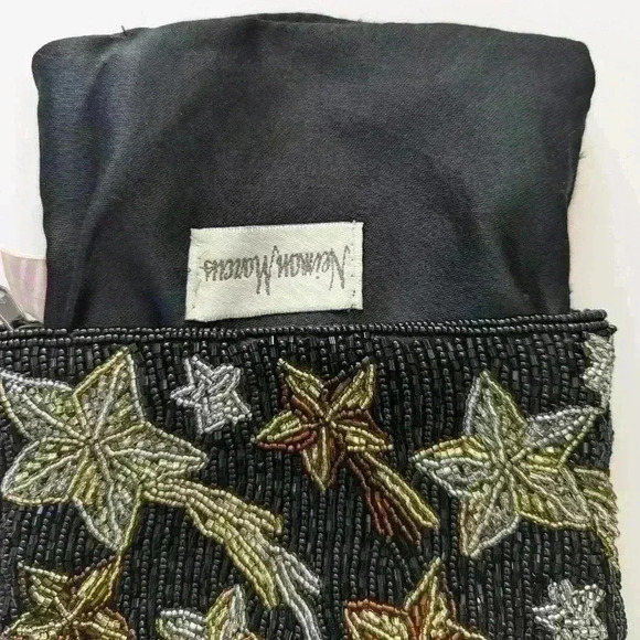 Vintage Beaded Shooting Star Small Clutch Purse Wth Lipstick Case Neiman Marcus - Picture 5 of 8